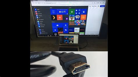 hooking up a tv to a computer with hdmi